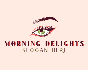 Makeup Artist Eyelashes Logo