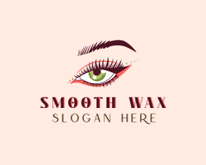 Makeup Artist Eyelashes logo design