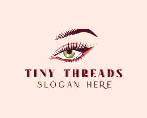 Makeup Artist Eyelashes logo design