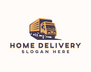 Automotive Truck Courier logo design