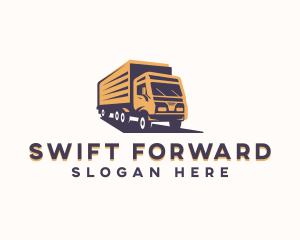 Forwarder - Automotive Truck Courier logo design