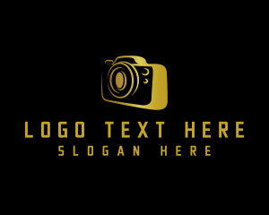 Dslr - Camera Lens Media logo design