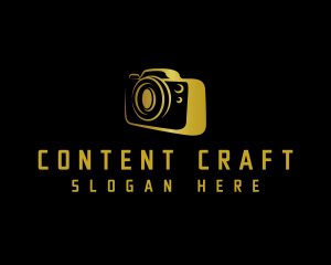 Camera Lens Media  logo design