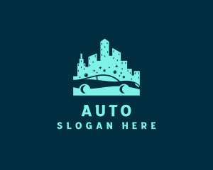 City Auto Car Washing   logo design