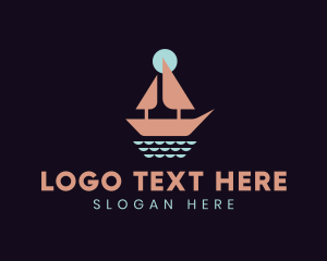 Lagoon - Bay Sailing Maritime logo design