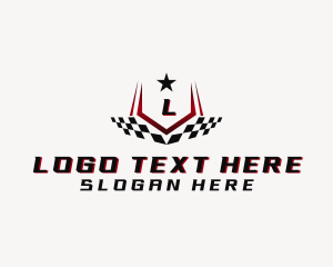 Pit Stop - Automotive Motorsports Racing logo design