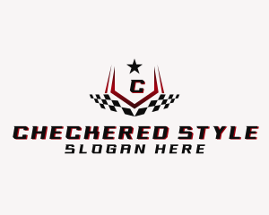 Checkered - Automotive Motorsports Racing logo design