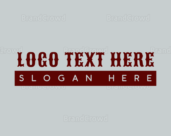 Generic Western Business Firm Logo