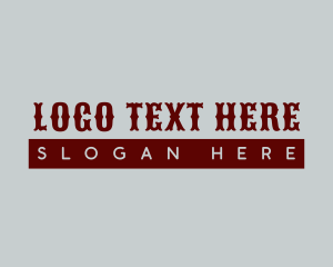 Specialty Shop - Generic Western Business Firm logo design