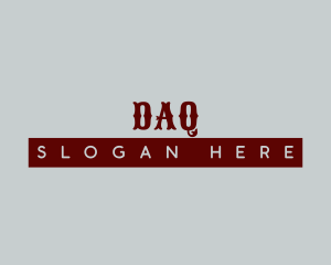 Generic Western Business Firm Logo