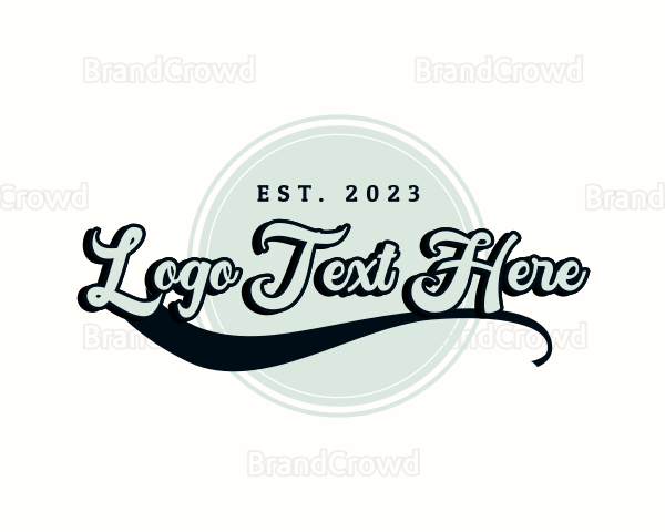Hipster Clothing Badge Logo