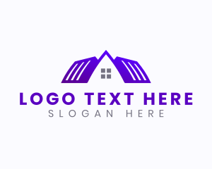 Shelter - House Roofing Realty logo design
