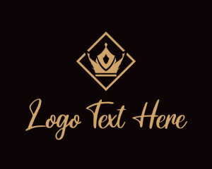 Hotel - Gold Royalty Crown logo design
