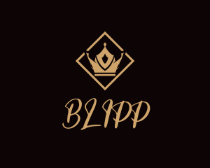 Vip - Gold Royalty Crown logo design