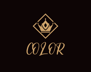 Skincare - Gold Royalty Crown logo design