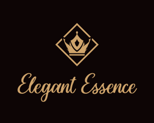 Exquisite - Gold Royalty Crown logo design