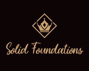 Artisan - Gold Royalty Crown logo design
