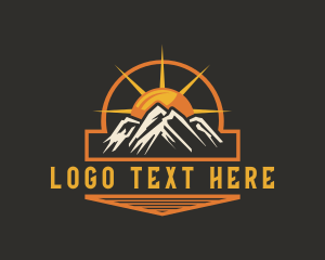 Peak - Summit Adventure Mountain logo design