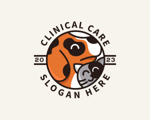 Happy Cat Dog Veterinary logo design