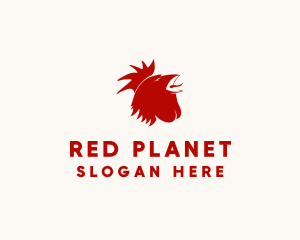 Red Rooster Farm logo design