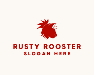 Red Rooster Farm logo design