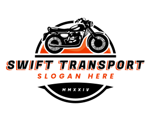 Transport Motorcycle Vechicle logo design