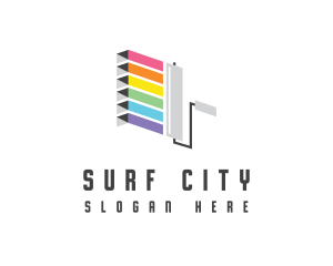 City Building Painting logo design