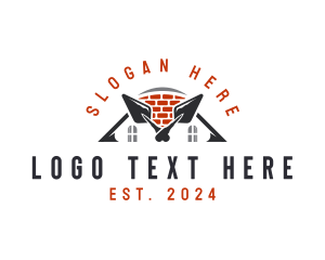 Tools - Construction Brick Wall logo design