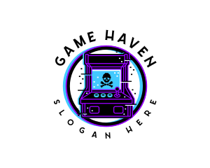 Video Game Glitch logo design