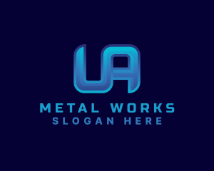 Metal - Industrial Metal Fabrication logo design