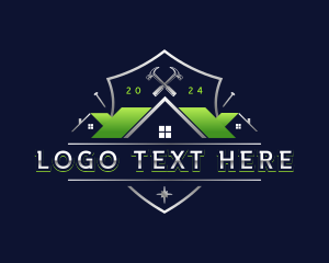 Roofing - Hammer Construction Roofing logo design