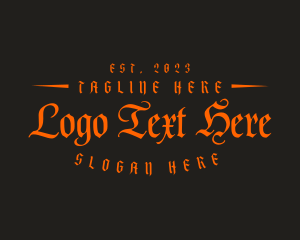 Brand - Gothic Tattoo Business logo design