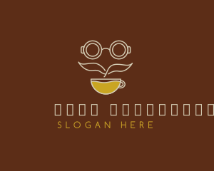 Cappuccino - Coffee Mug Mustache logo design