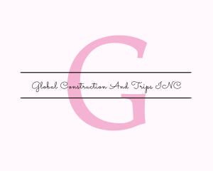 Feminine Cursive Salon Logo