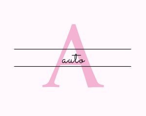 Feminine Cursive Salon Logo