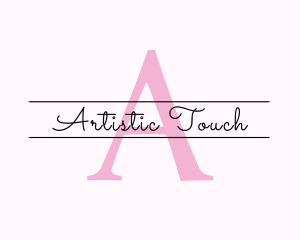 Feminine Cursive Salon logo design