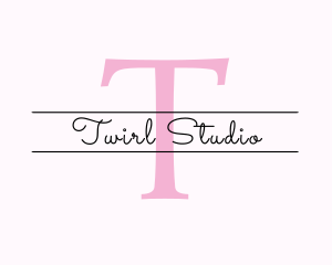 Feminine Cursive Salon logo design