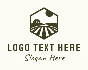 Produce - Field Farm Agriculture logo design