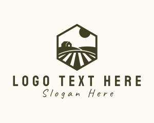 Harvest - Field Farm Agriculture logo design