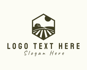 Silhouette - Field Farm Agriculture logo design