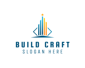 Star Building Construction logo design