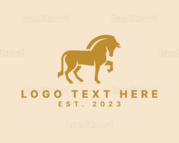 Trojan Horse Walking Logo