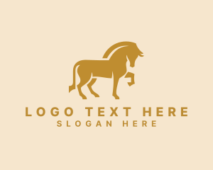 Trojan Horse Walking Logo