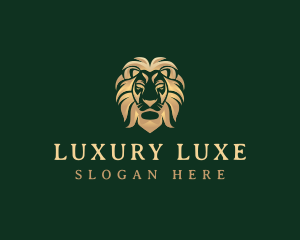 Finance Luxury Lion logo design