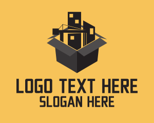 Box - City Construction Box logo design