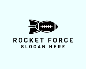 Missile - Football Missile Bomb logo design