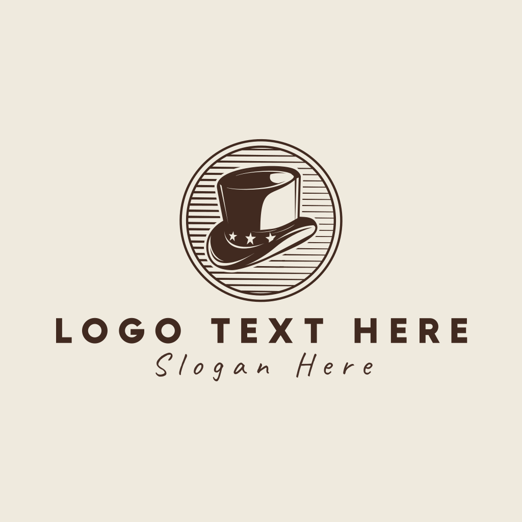 Elegant Stars Top Hat Logo | BrandCrowd Logo Maker