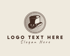 Act - Elegant Stars Top Hat logo design