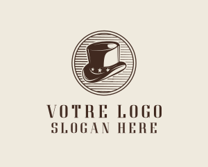 Rustic Top Hat Logo