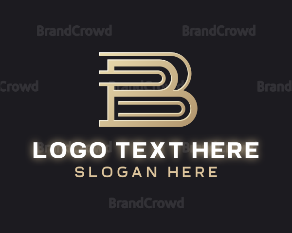 Luxury Business Letter B Logo